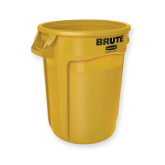 Rubbermaid BRUTE Waste Container - 44 Gallon, Yellow